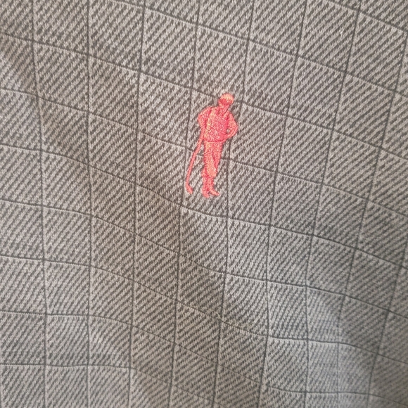 Payne Stewart Legacy Mens Golf Check Chest Logo‎ Shirt Size XL - Picture 4 of 10